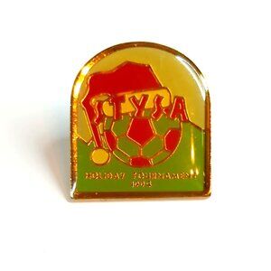 Vintage STYSA Holiday Tournament 1994 Soccer Lapel Pin Collectible
